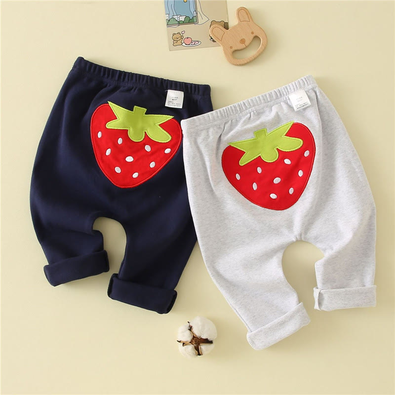 Baby Red Strawberry Cute Pants