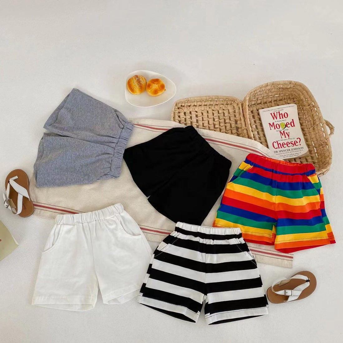 Toddler Boy Striped Loose Shorts