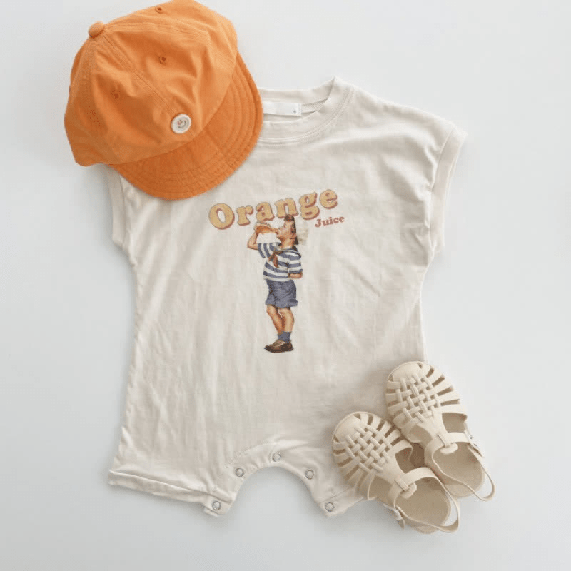 ORANGE JUICE Baby Casual Romper