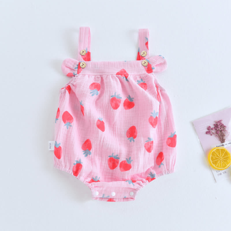 Baby Fruit Newborn Strap Bodysuit