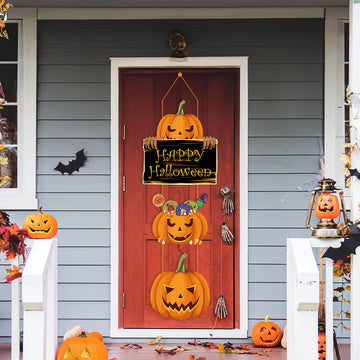 Halloween Pumpkin Door Hangings