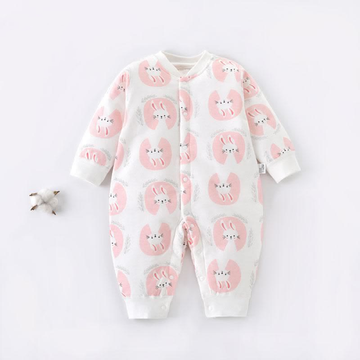 Baby Bunny Crew Neck Thicken Romper