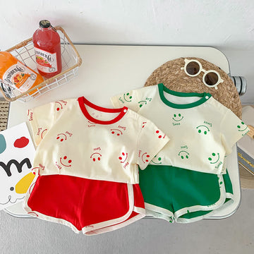 SMILE Baby Casual Tee and Short Set