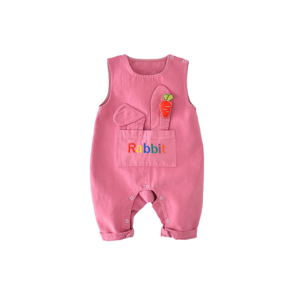 RABBIT Baby Carrot Pink Romper