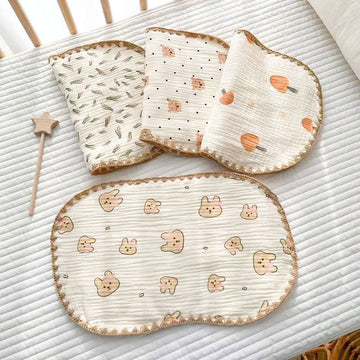 Baby Newborn Sleeping Flat Pillow Towel