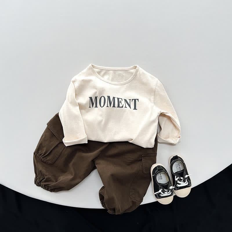 MOMENT Toddler Striped Loose Shirt