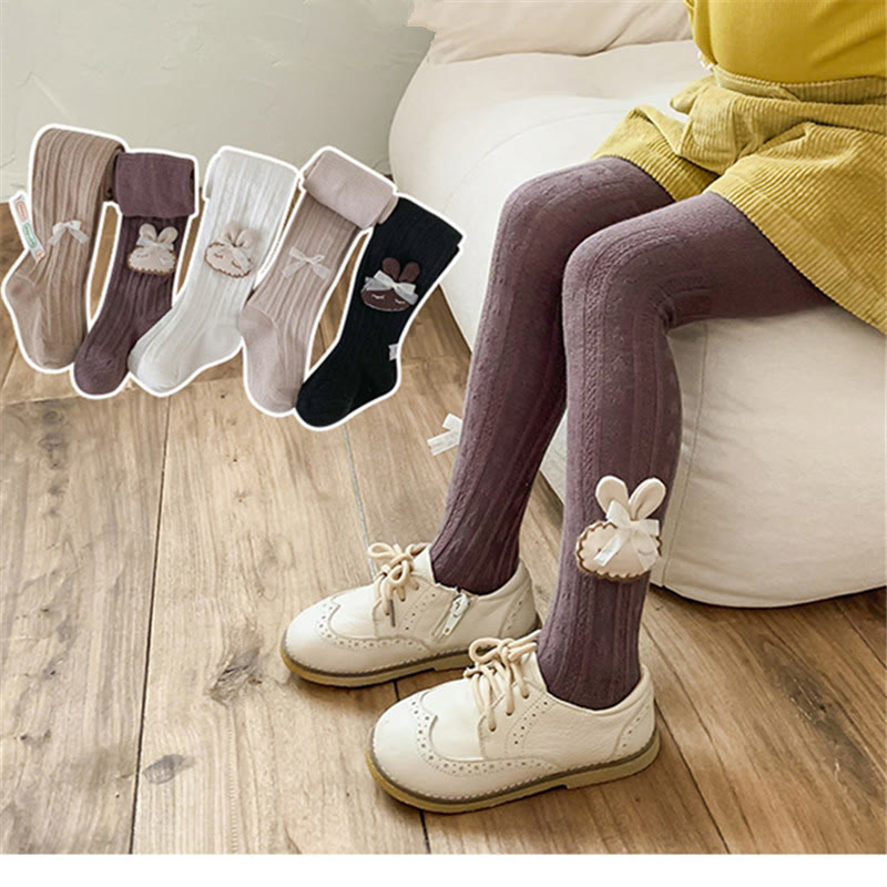 Toddler Girl 3D Rabbit Tights