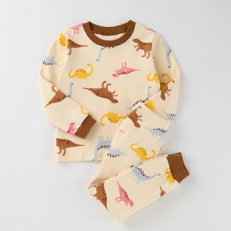 Toddler Dinosaur Simple Pajamas Set