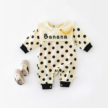 BANANA Baby Dot Romper