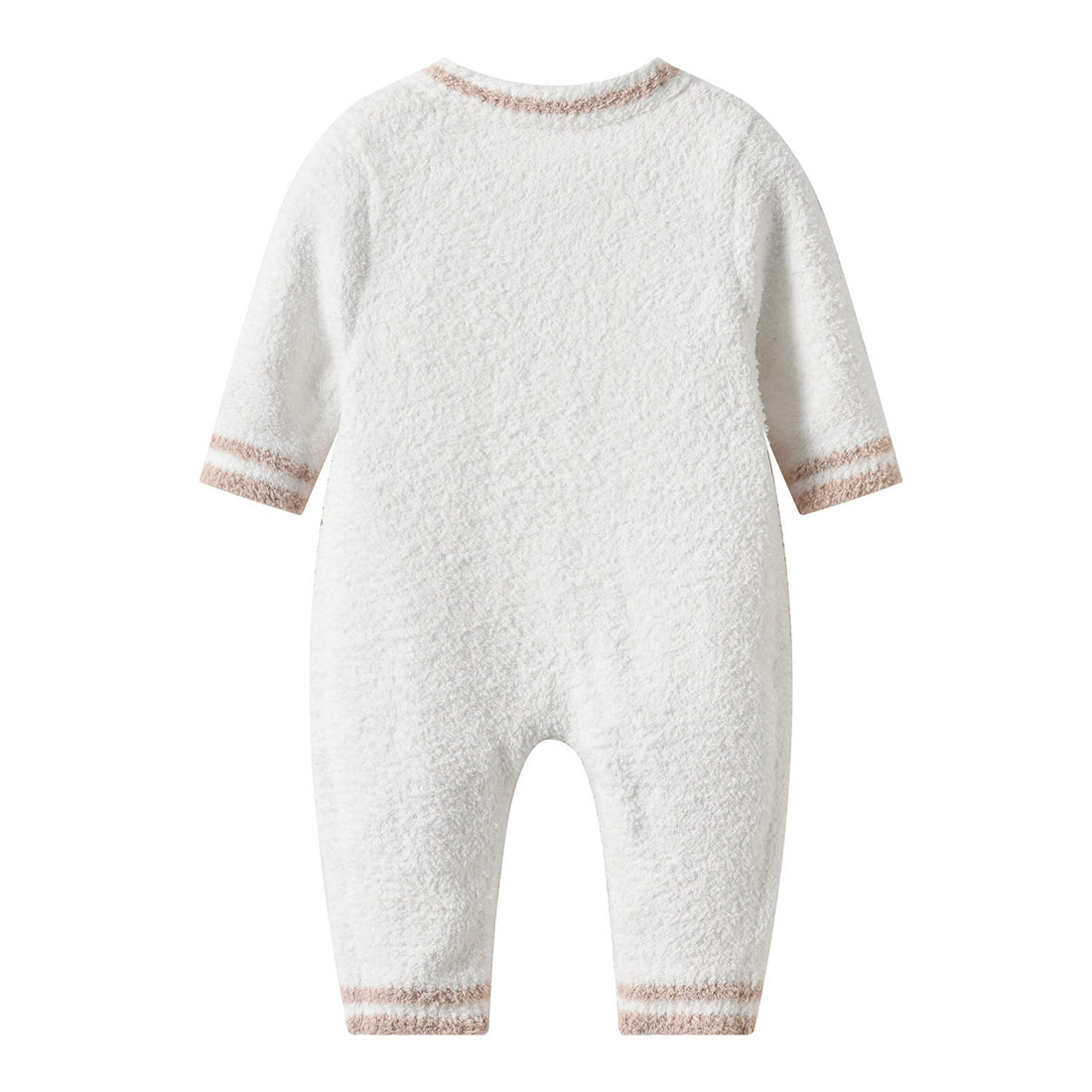 Baby Fleece Warm Lovely Bear Knitted Button Romper