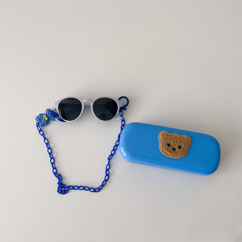 Baby Chain Sunglasses with Bear Case Set(1-6 Years)