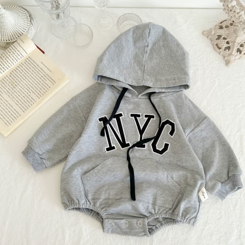 NYC Baby Casual Hooded Bodysuit