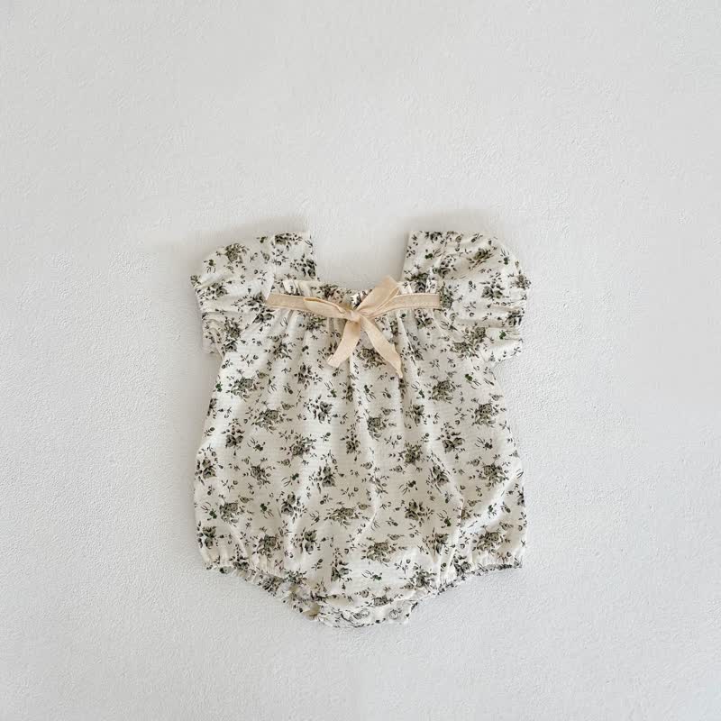 Baby Flowers Vintage Bodysuit with Sister Dress