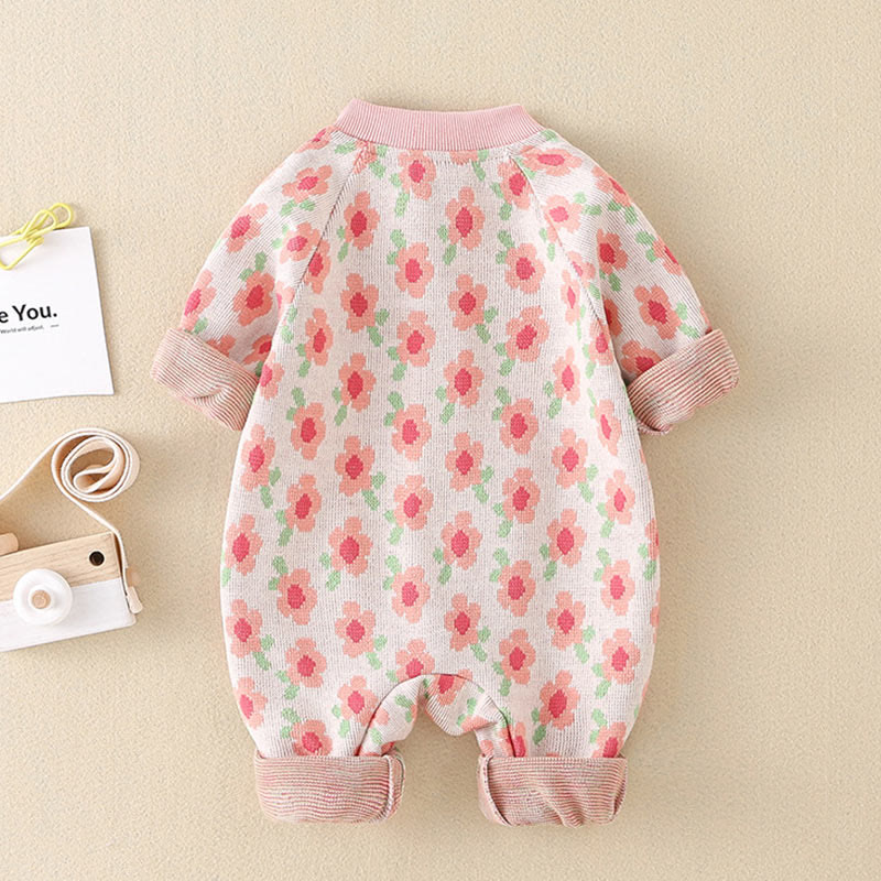 Baby Flowers Pink Romper