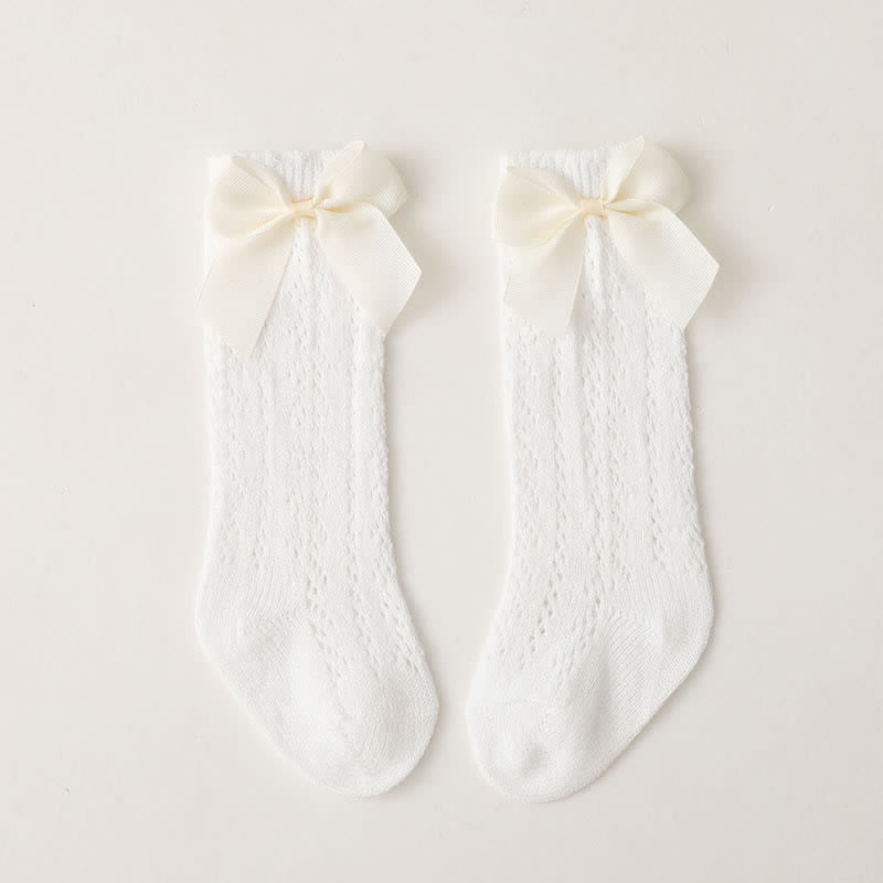 Baby Toddler Hollow Out Bowknot Socks