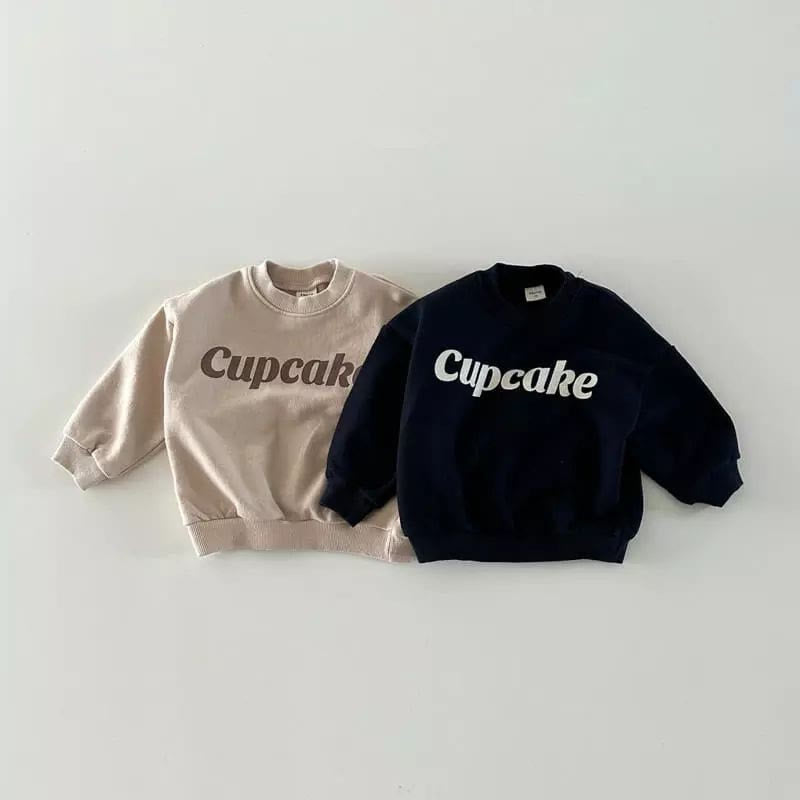 CUPCAKE Baby Slogan Simple Casual Sweatshirt