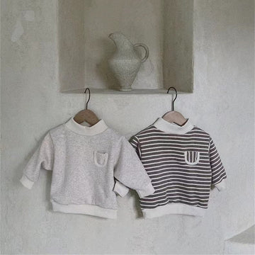 Baby Fleece Lined Mock Neck Sweatshirt