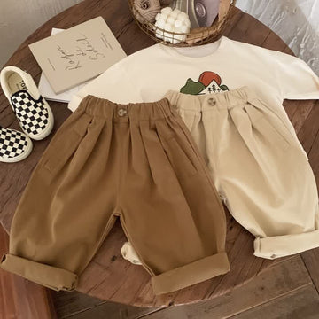 Toddler Boy Retro Casual Pants