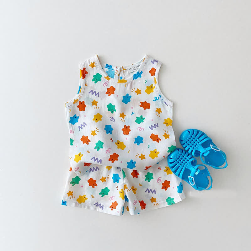 Baby Toddler Gummy Bear Tank Top and Shorts Set