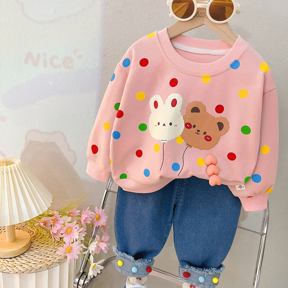 Baby Multicolor Dots 2 Pieces Set