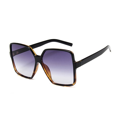 Butterfly Shaped Oversized Frame Square Sunglasses