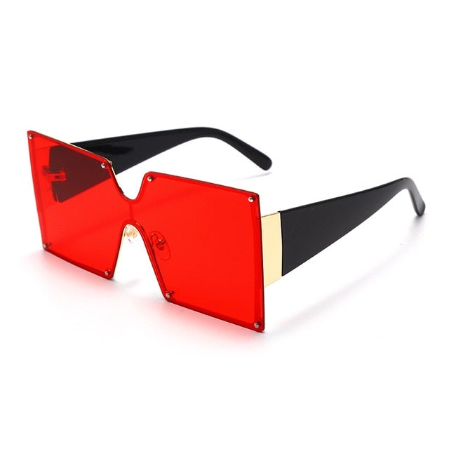 Gradient Oversized Shade Square Sunglasses