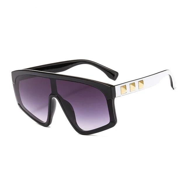 Big Frame Gradient Rivet Sunglass