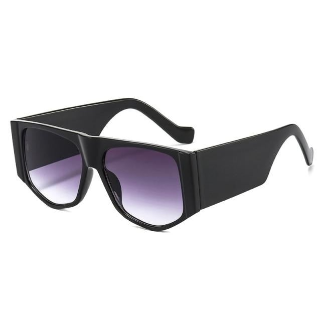 Irregular Polygon Print Square Sunglasses