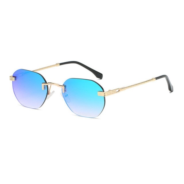 Rimless Retro Frameless Sunglasses