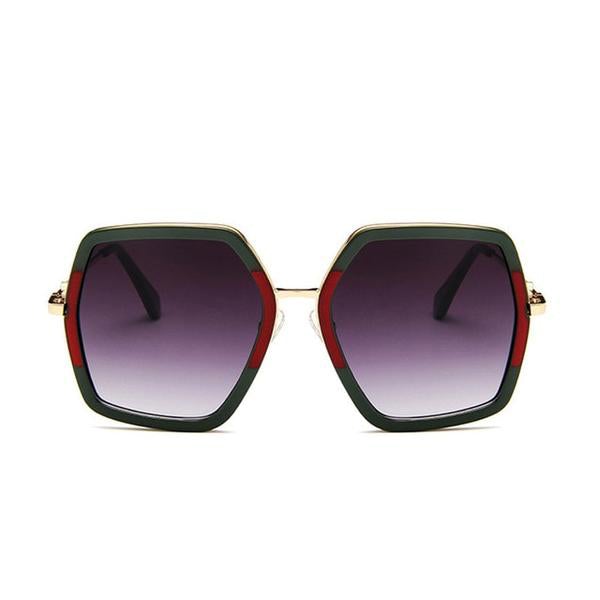 Mirror Big Frame Square Sunglasses