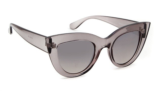 Goggle  Mirror Cat Eye Sunglasses